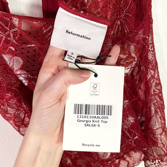 Reformation Georgia Knit Halter Top - Picture 6 of 7